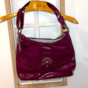 Coach purple purse
